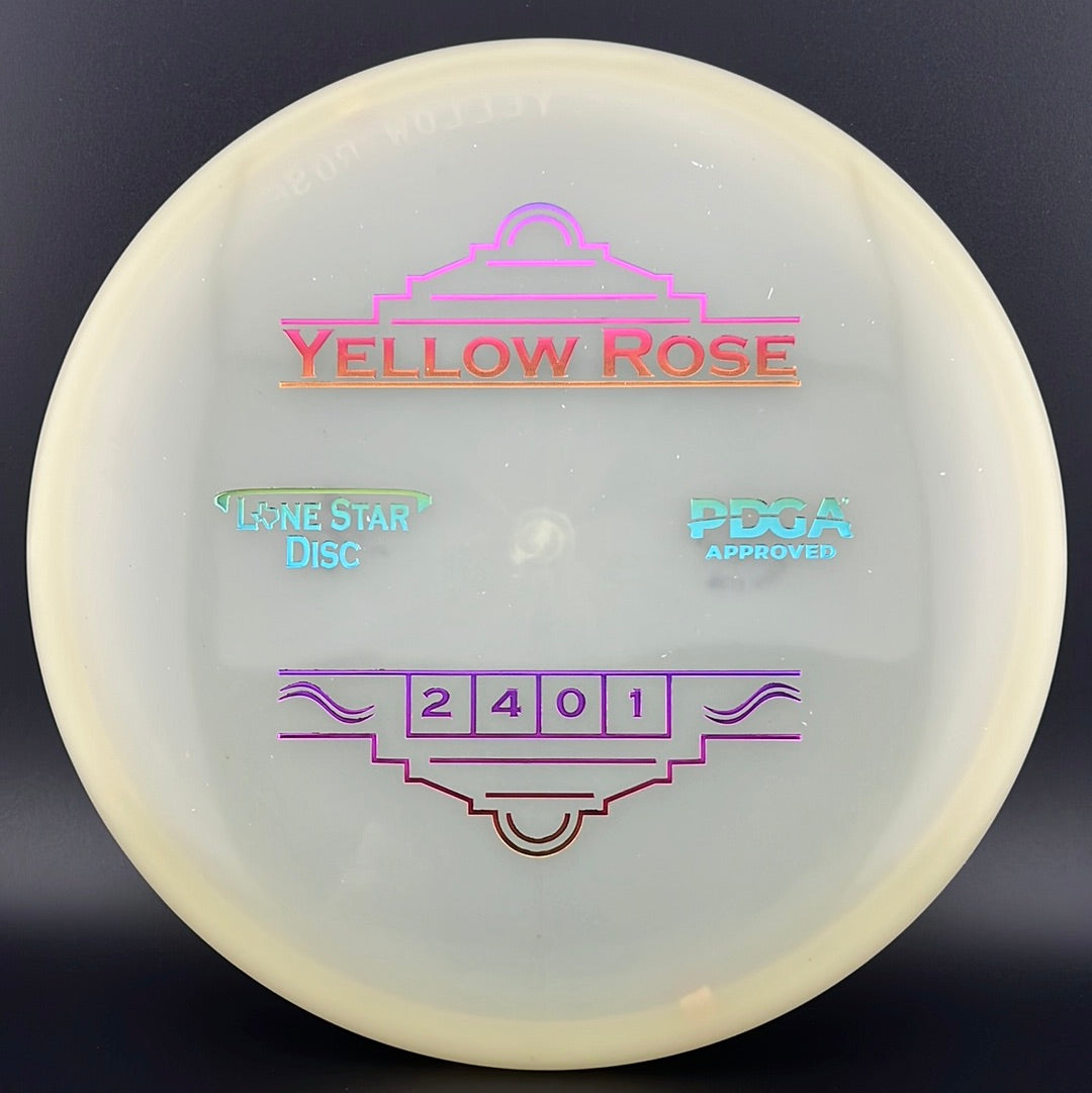 Bravo Glow Rose Jaune - Putter Disc Golf Première Édition