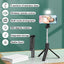 Selfie Stick with Fill Light Extendable Selfie Stick Tripod with Wireless Remote and Phone Holder Group Selfies For All  phones - Korvel