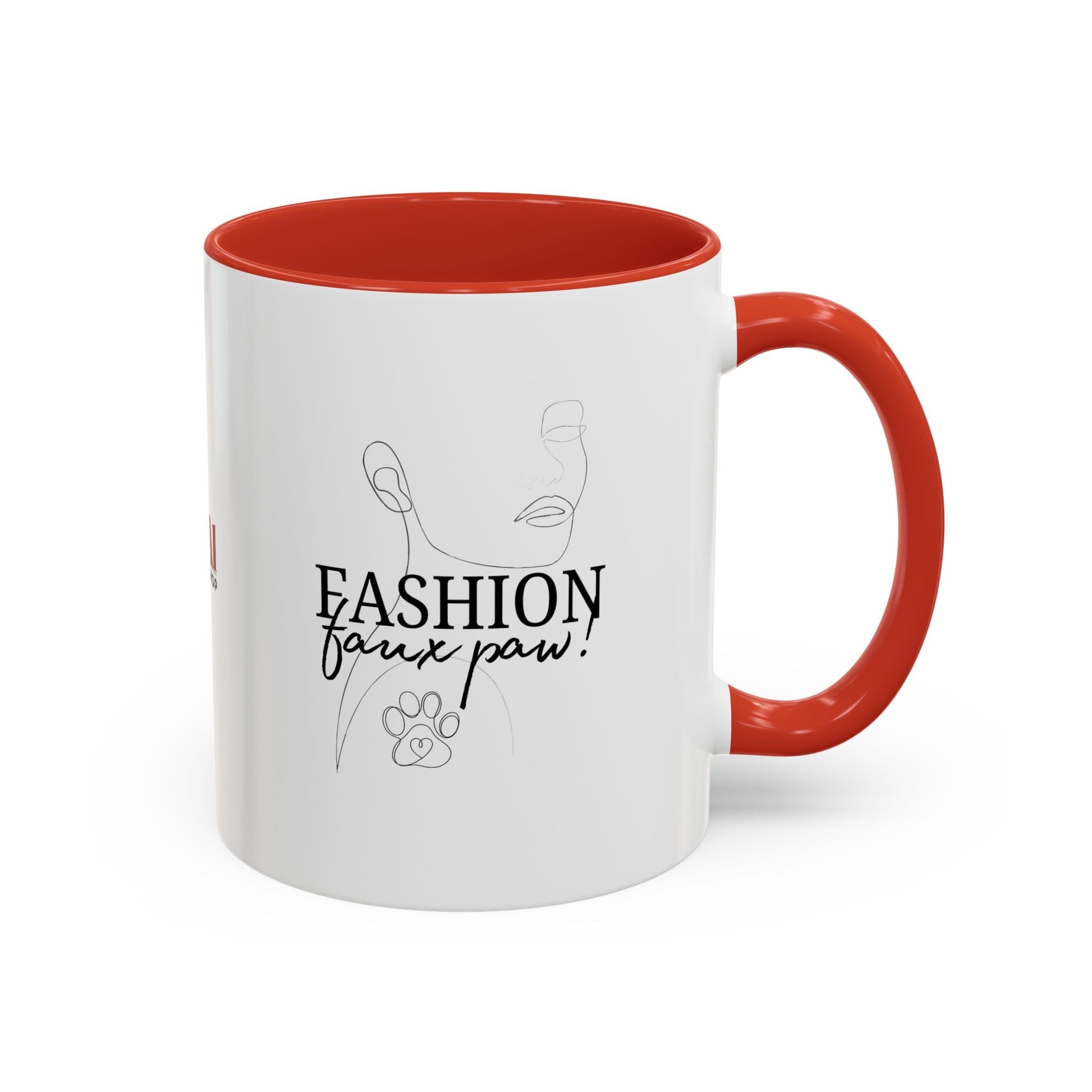 Stylish Faux Paw Accent Coffee Mug - Perfect for Your Brew (11oz & 15oz) - Korvel