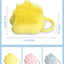 Adult And Children Silicone Bath Brush, Bath Brush, Soft And Creative Bath Brush, Skin-friendly Massage Foaming Shampoo Brush - Korvel
