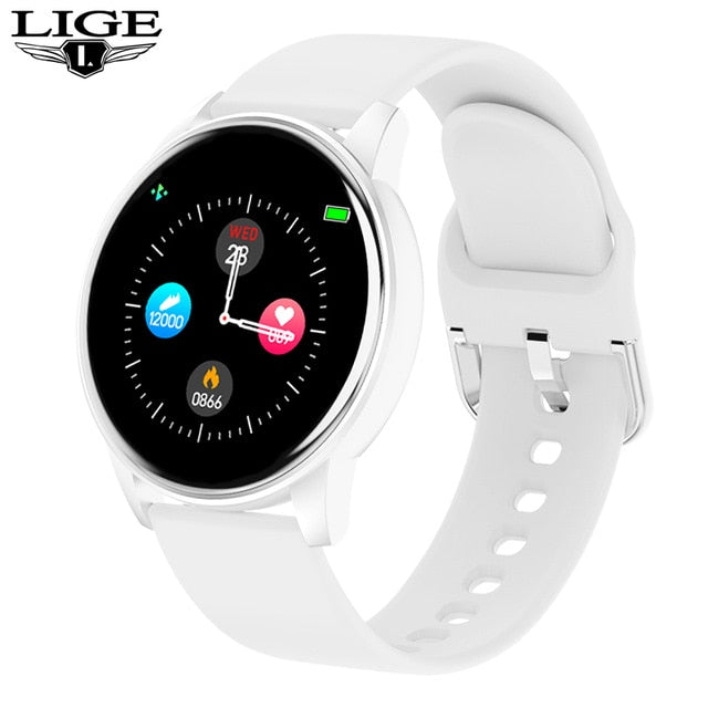 Women Smart Watch Real-time Weather Forecast Activity Tracker Heart Rate Monitor Sports Ladies Smart Watch Men For Android IOS - Korvel