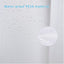 Extra Long Frosted Plastic Shower Curtain Liner with Metal Eyelets