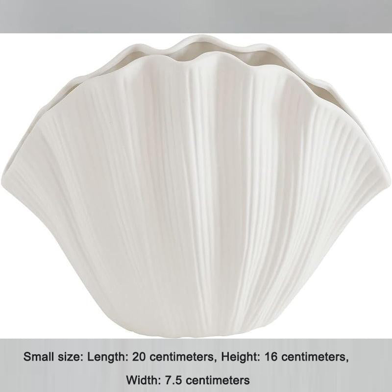 Elegant White Porcelain Hydroponic Vase for Home Decor