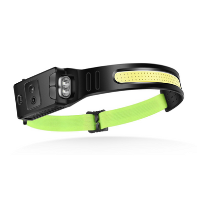 Type C Rechargeable Silicone Sensor Headlight for Outdoor Activities