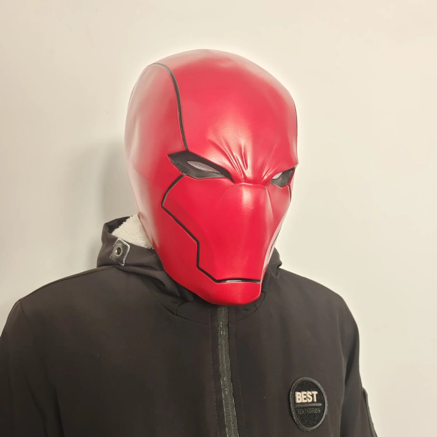 Movie Cosplay Red Hood Mask Arkham Knight The Dark Knight Masks Helmet Man Full Head Cosplay Prop Halloween Fancy Party Headwear - Korvel
