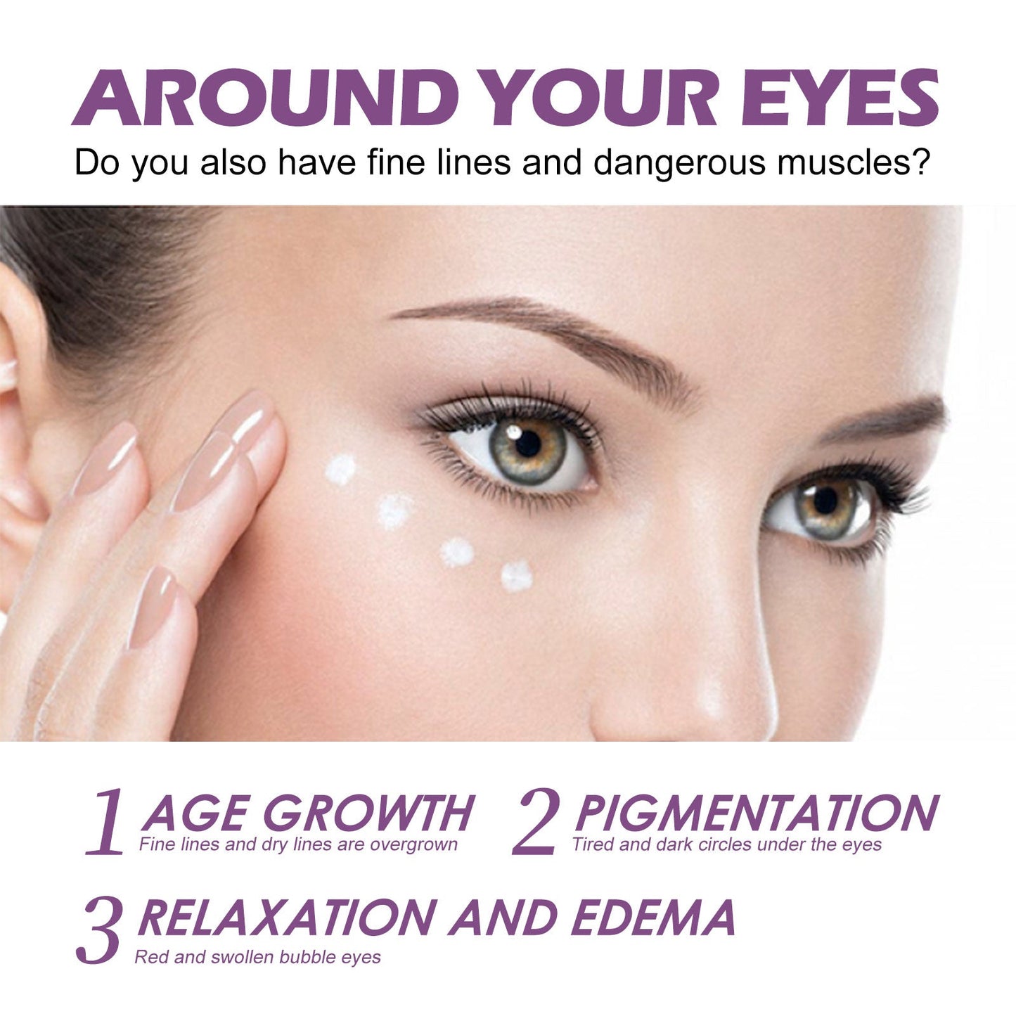 Moisturizing Eye Cream, Firming And Lifting Eye Creme For Fine Lines Crow's Feet Dark Circles - Korvel