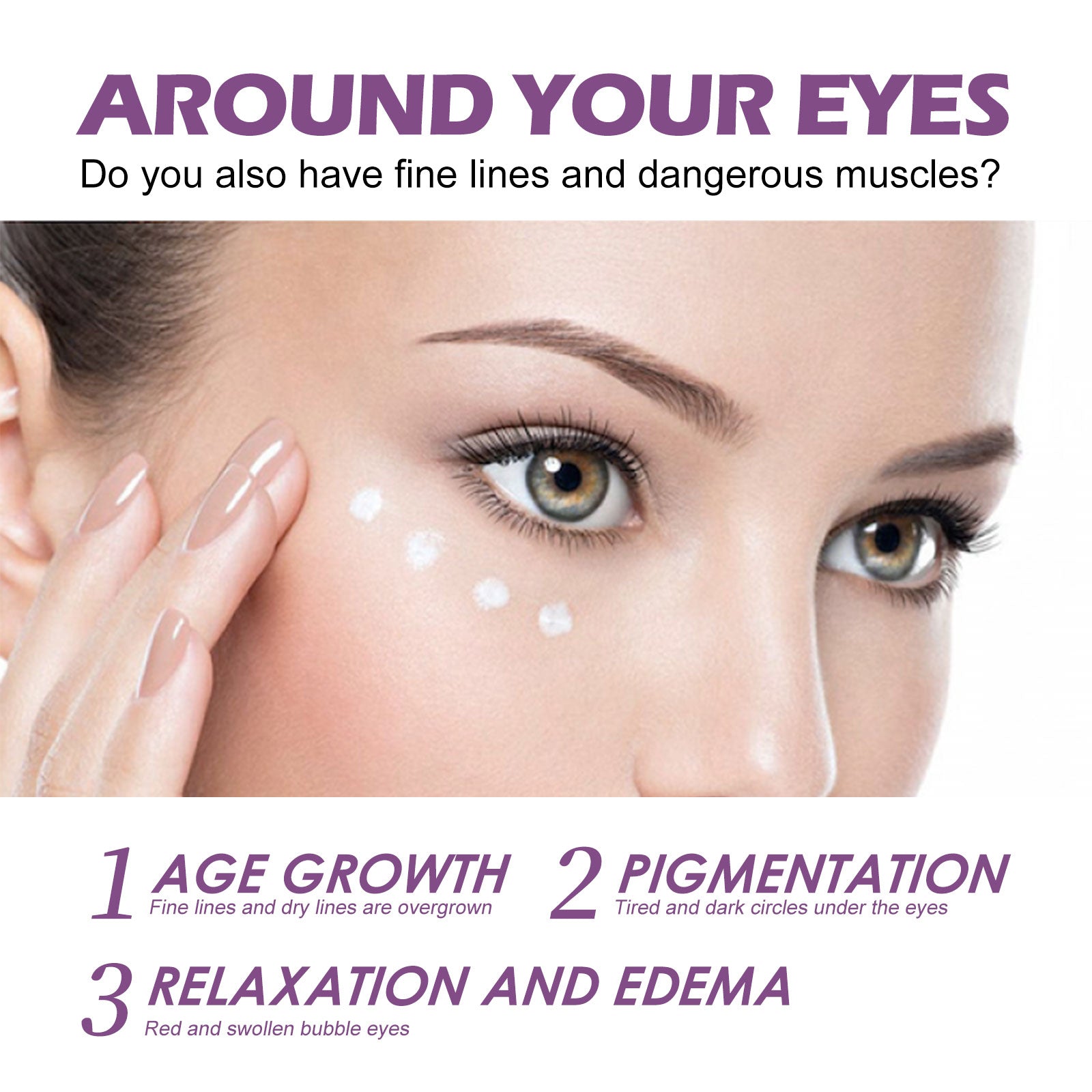 Moisturizing Eye Cream, Firming And Lifting Eye Creme For Fine Lines Crow's Feet Dark Circles - Korvel