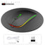 Souris sans fil lumineuse colorée 2.4G pour bureau et maison