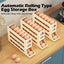 Refrigerator Egg Storage Box Automatic Scrolling Egg Holder Kitchen Large Capacity Dedicated Rolling Egg Storage Box for Kitchen - Korvel