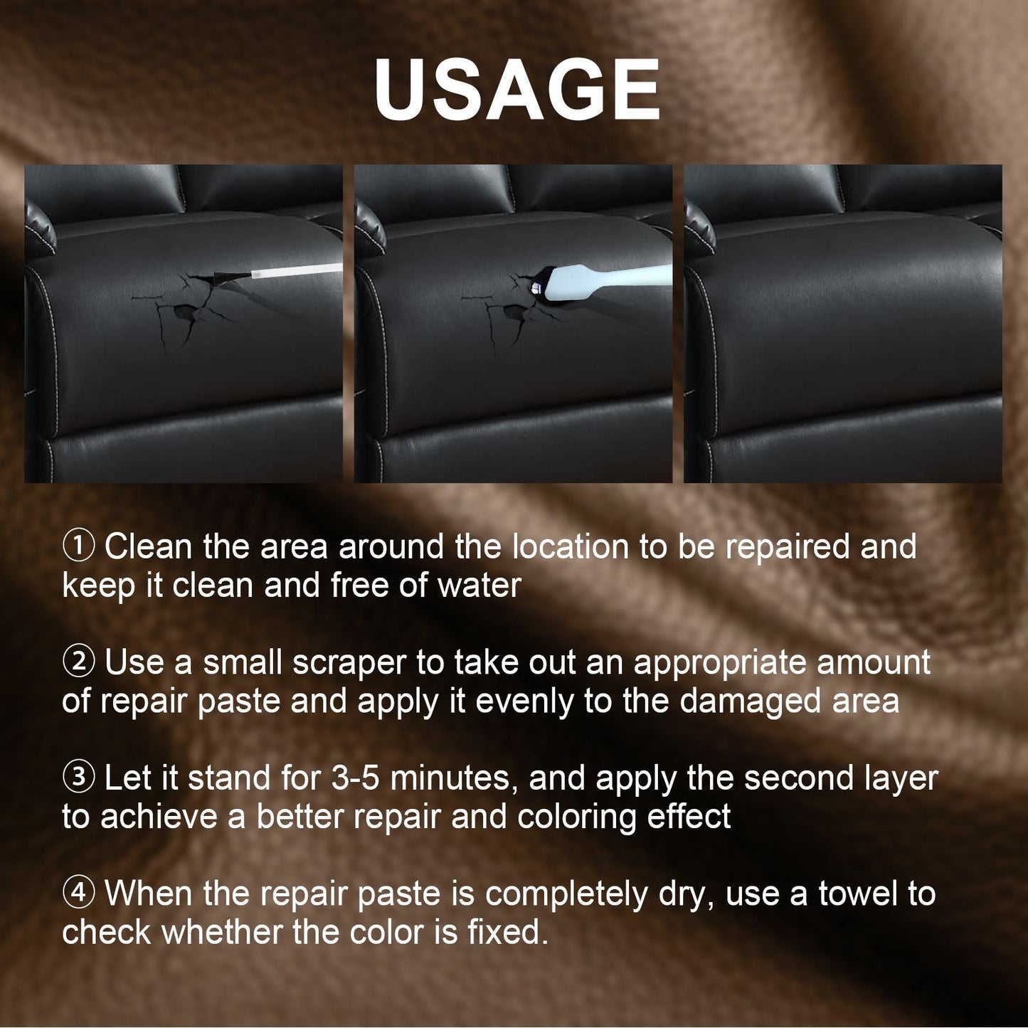Leather Toning Cream, Set Car Leather Care Toning Leather Bag Leather Shoes Leather Refurbished Sofa - Korvel