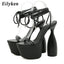 Tacones Super Altos con Correa en el Tobillo
