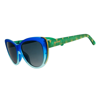 "Rhonda's Peacock Paradise" Glam G Polarized Sunglasses - Korvel