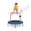 36 Inch Mini Trampoline with LED Lights & Bluetooth Speaker - Blue