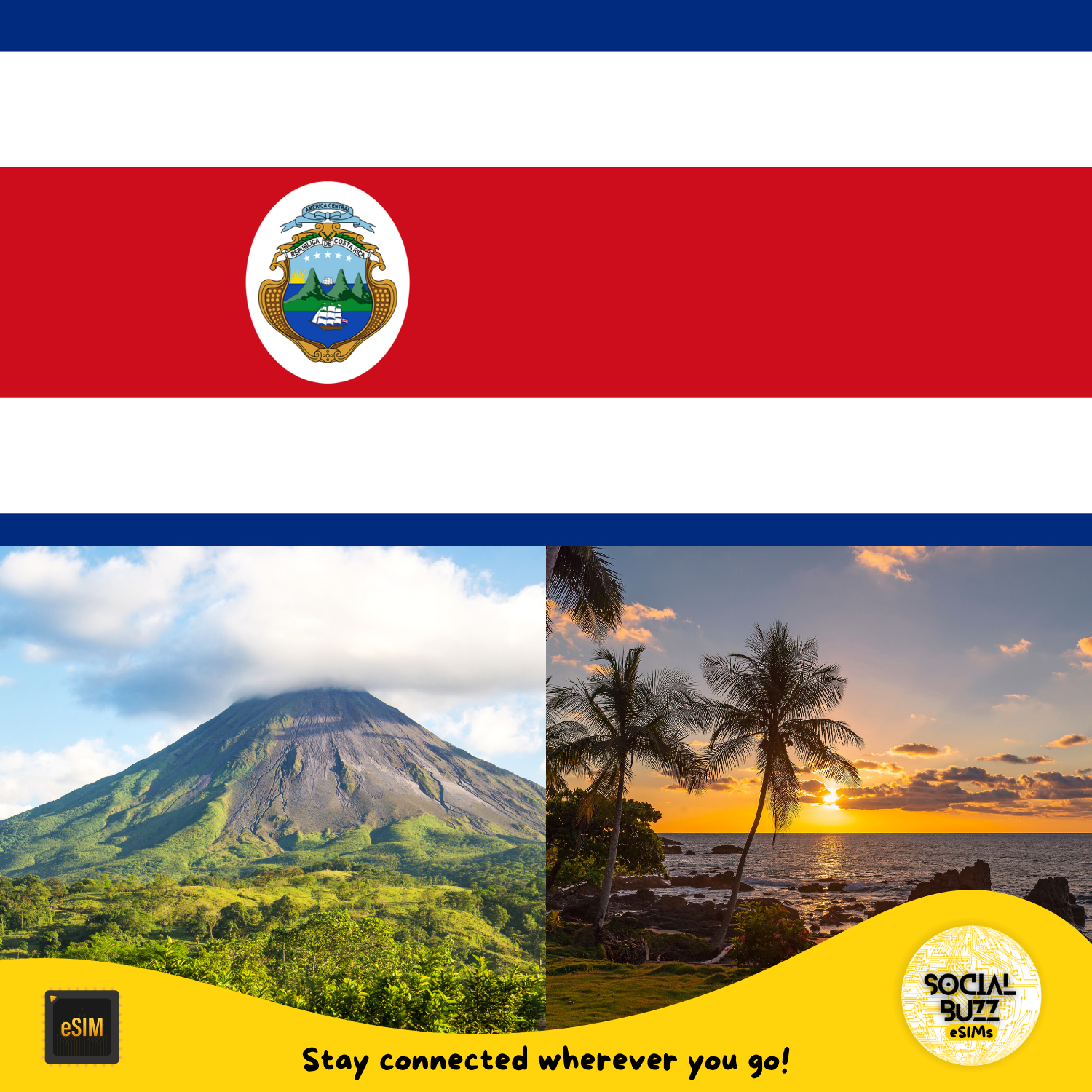 High-Speed Costa Rica eSIM Data Plan for Travelers - Korvel
