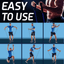 XGear Fitness 11-Piece Resistance Band Set with Handles