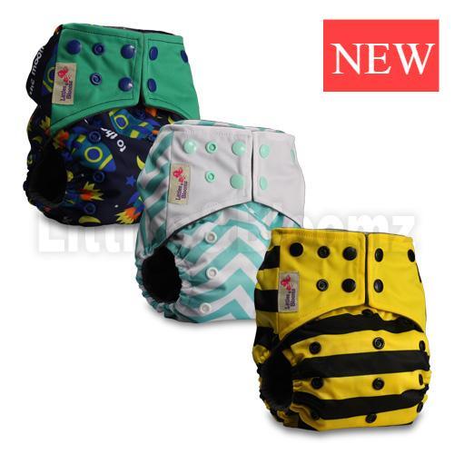 Modern Luxury Printed Washable Cloth Diaper Set
