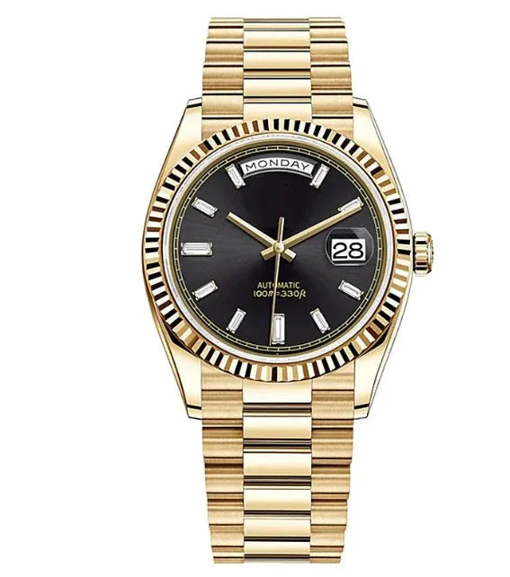Reloj Automático para Hombre de 36 mm con Día y Fecha