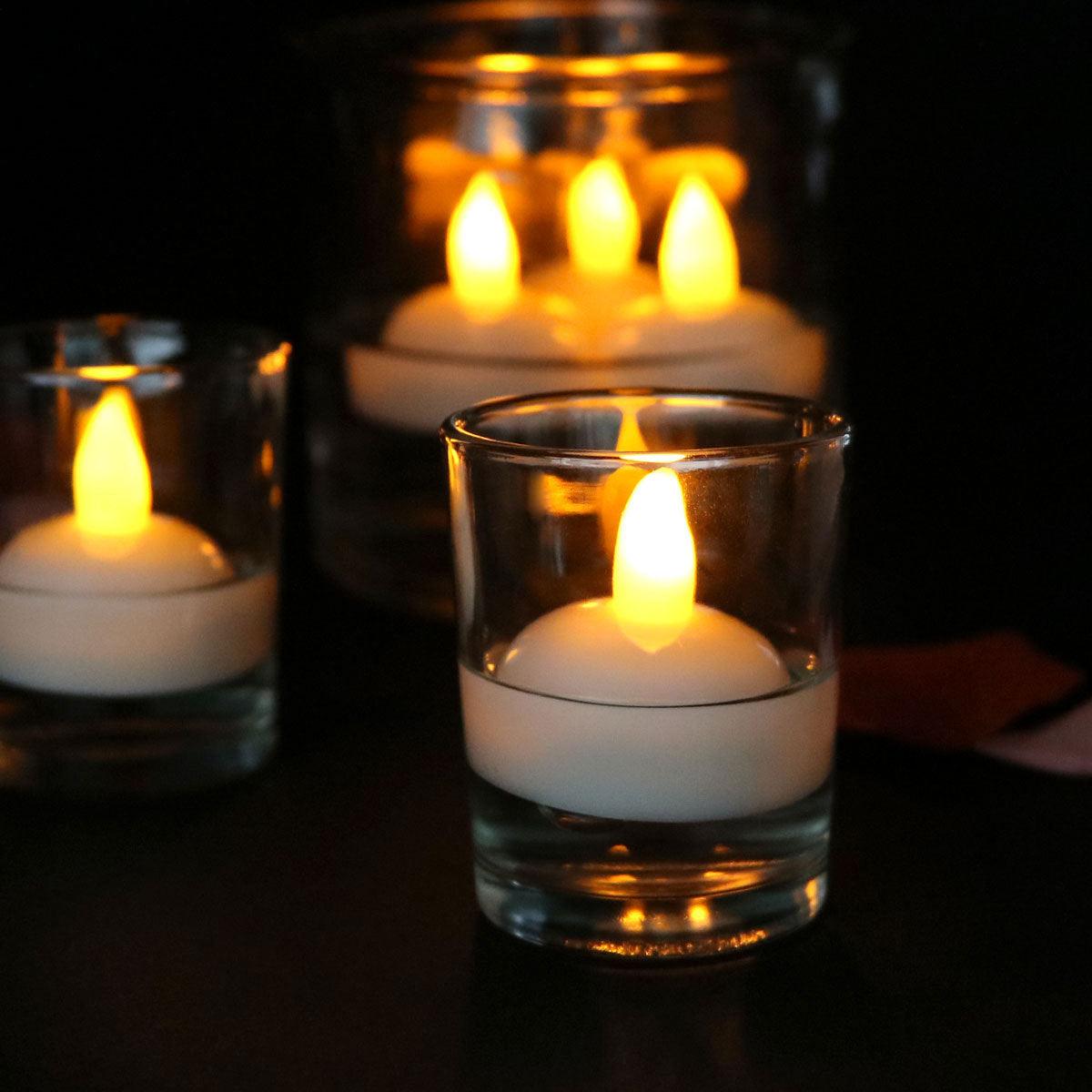 LED Flameless Waterproof Floating Candles - 3/6 Pack