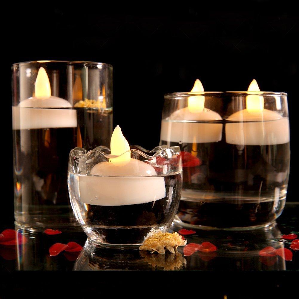 LED Flameless Waterproof Floating Candles - 3/6 Pack