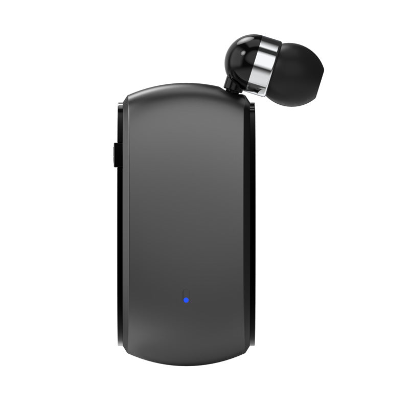 K68 New Collar style Bluetooth Earphones MP3 Earphones Wireless Telescopic Cable Single Ear Card Insertion Recording Earphones - Korvel