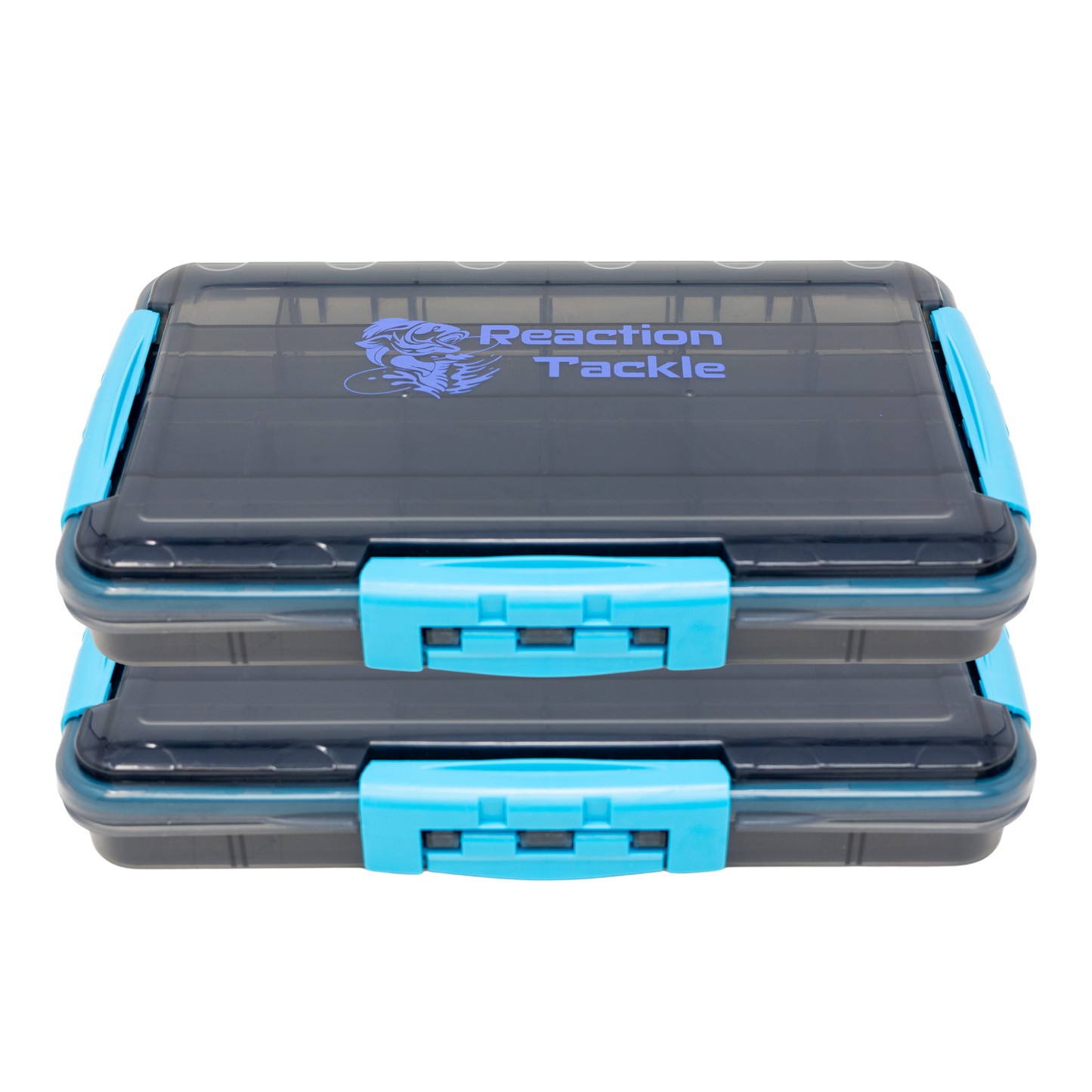 Reaction Tackle Premium Waterproof Tackle Tray - Triple Clip Security