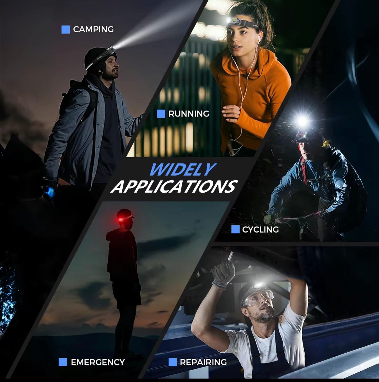 MotionBeam Headlamp - Versatile Hands-Free Lighting