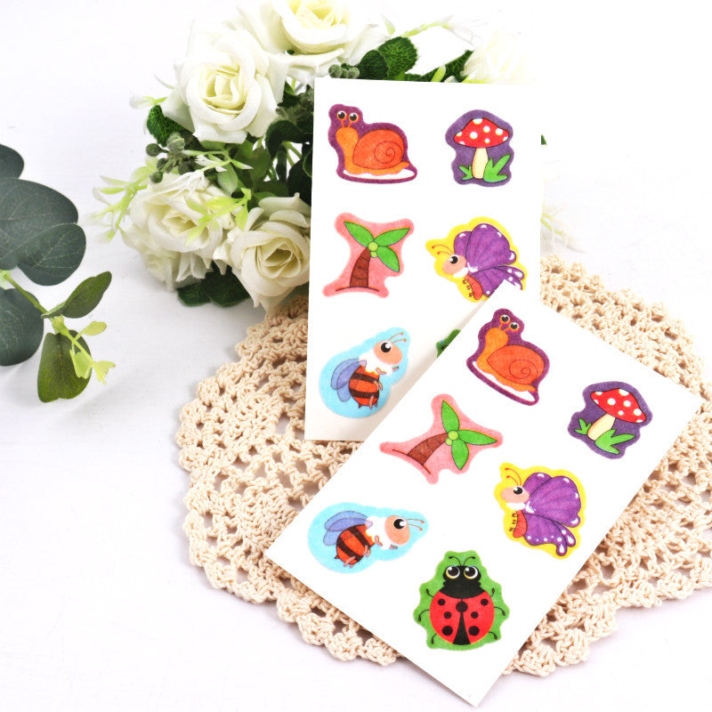[120 pieces] Shield essential oil fragrance sticker non-woven fabric sticker adult and children silicone non mosquito repellent wristband - Korvel