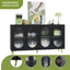 Modern Accent Sideboard Cabinet with Acrylic Doors, Freestanding Storage Cupboard Console Table for Kitchen Dining Black - Korvel