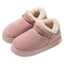 Zapatillas de Algodón con Tobillo de Felpa para Mujeres