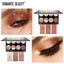 Romantic Beauty 8-Compartment Multi-Color Eyeshadow Pearl Matte Easy To Apply Finishing Eyeshadow Palette - Korvel