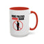 Make Politics Boring Again Parody Mug – Two-Tone Ceramic Coffee Cup