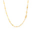 Cadena de Motivo de Diamante Pulido de Oro Amarillo de 14K - 3.0mm