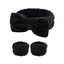 Butterfly Bow Headband & Wrist Strap Set - 3 Pieces
