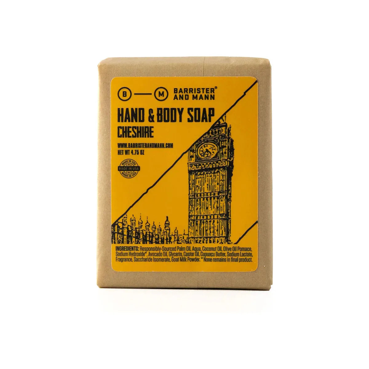 Collection de savon pour les mains et le corps Barrister & Mann