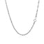 Chaîne Singapore en Or Blanc 14k 1,7 mm