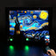 Iluminación de Bloques de Construcción LP inspirada en Van Gogh Noche Estrellada
