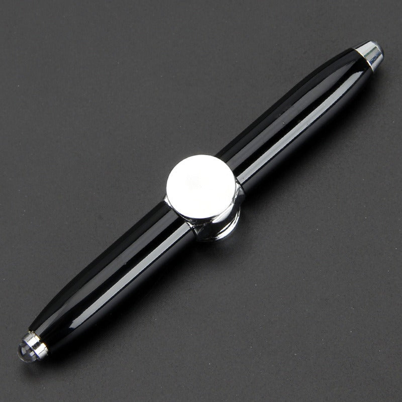Rotating Luminous Finger Gyroscope Ballpoint Pen