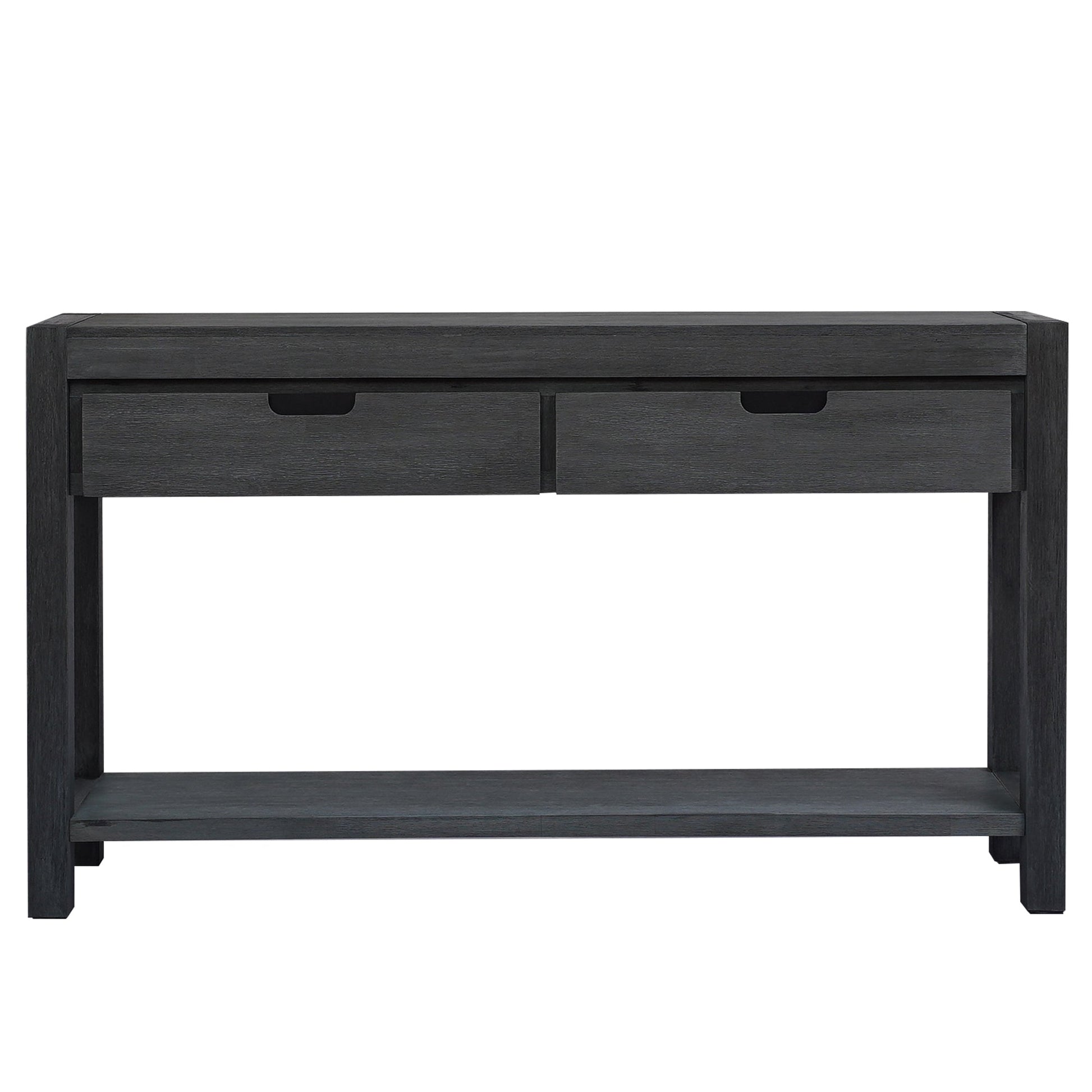 U_STYLE Console Table Entryway Table for Hallway Living Room with 2 Drawers and 1 Shelf - Korvel