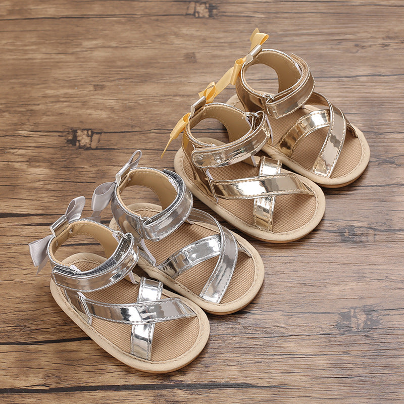 Summer 0-1 Year Old Baby Toddler Shoes Soft Bottom Wiping Empty Baby Shoes Breathable Sandals - Korvel