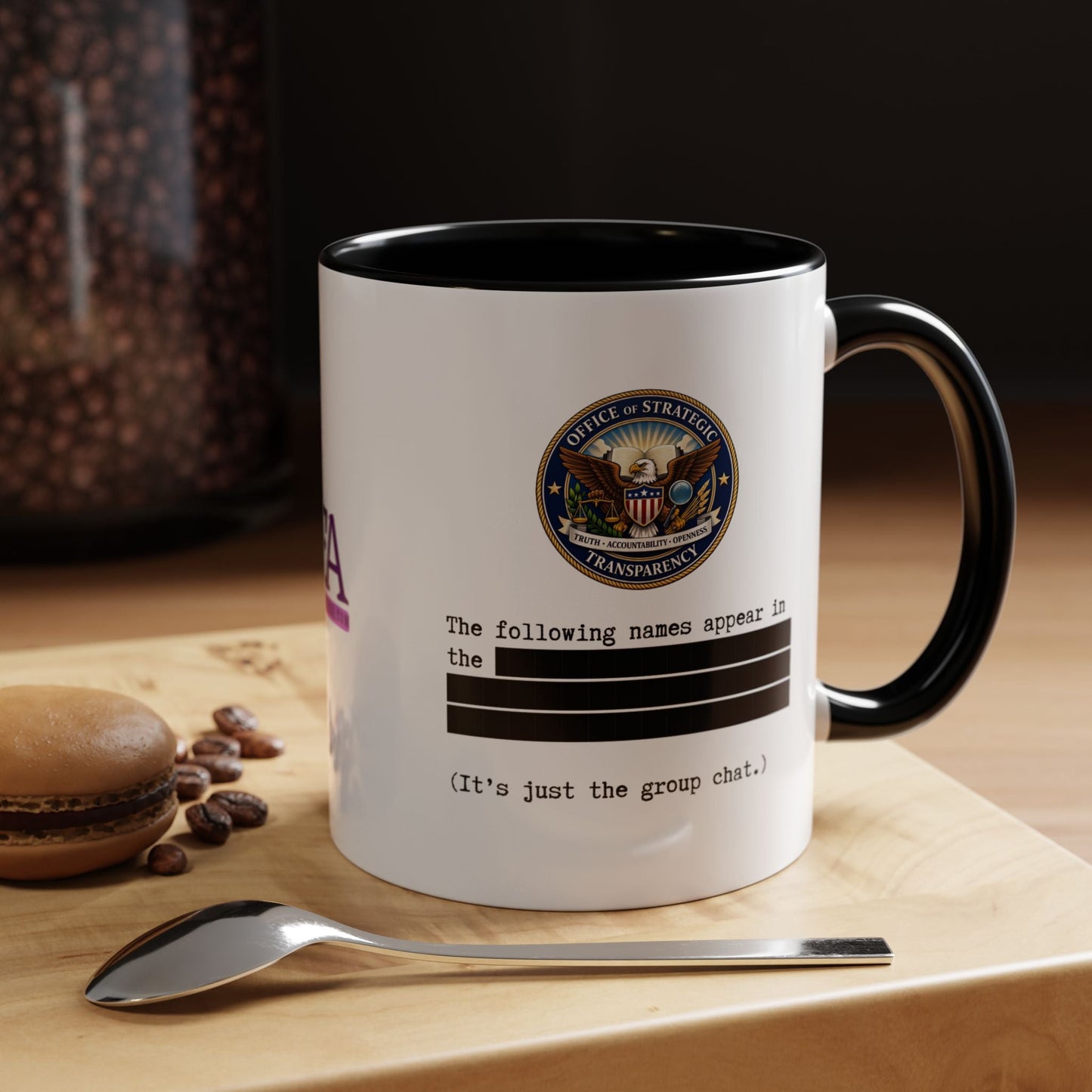 Unsealed Documents Coffee Mug – Political Satire Design