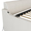 Twin Size Upholstery Daybed with Trundle and USB Charging Design Trundle can be flat or erected Beige - Korvel