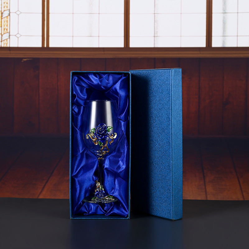 Household enamel crystal glass red wine glass goblet decanter - Korvel