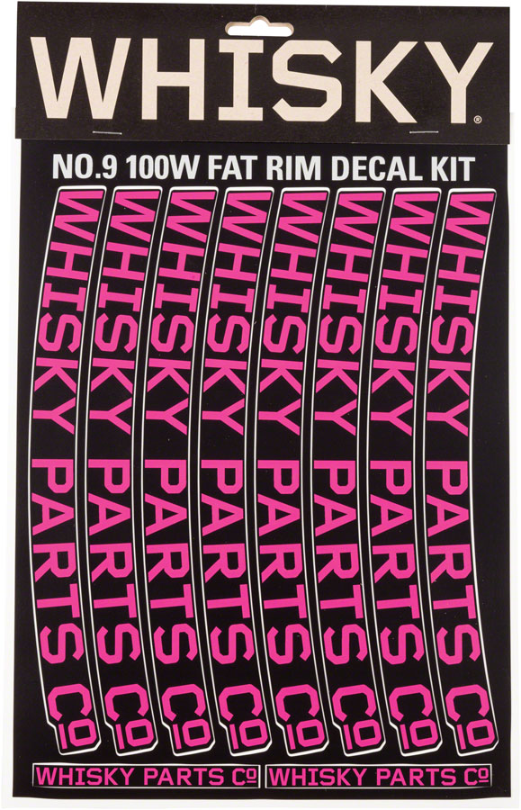 Kit de décalcomanies de jante WHISKY 100w - Magenta