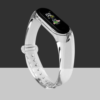 Cellacity Wristband Suitable for MI Band 3 4 5 Wristband Print Fashion Brand NFC Nylon Loop Silicone Strap Comfortable Wearing - Korvel