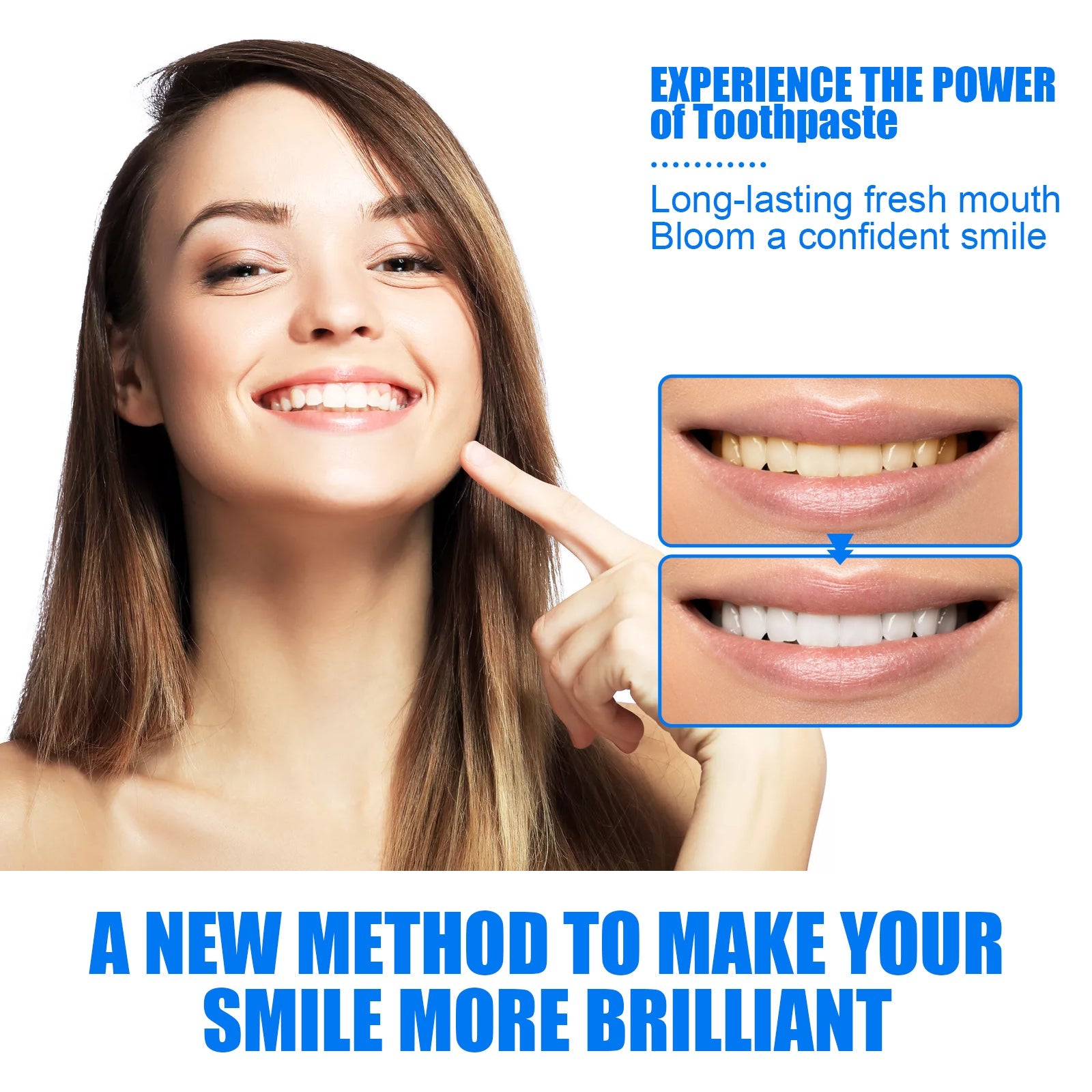 Fruity White Toothpaste Series, Clean Tooth Stains Fresh Breath White Tooth Care Toothpaste - Korvel