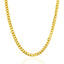 Chaîne Miami Cuban en or jaune 14k solide de 4,4 mm