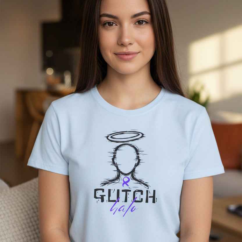 Glitch Halo Women’s Epilepsy Awareness T-Shirt