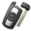Remote Key Shell For BMW E61 E90 E82 E70 E71 E87 E88 E89 X5 X6 For 1 3 5 6 Series Replacement 3 Button Smart Car Key Case Cover - Korvel