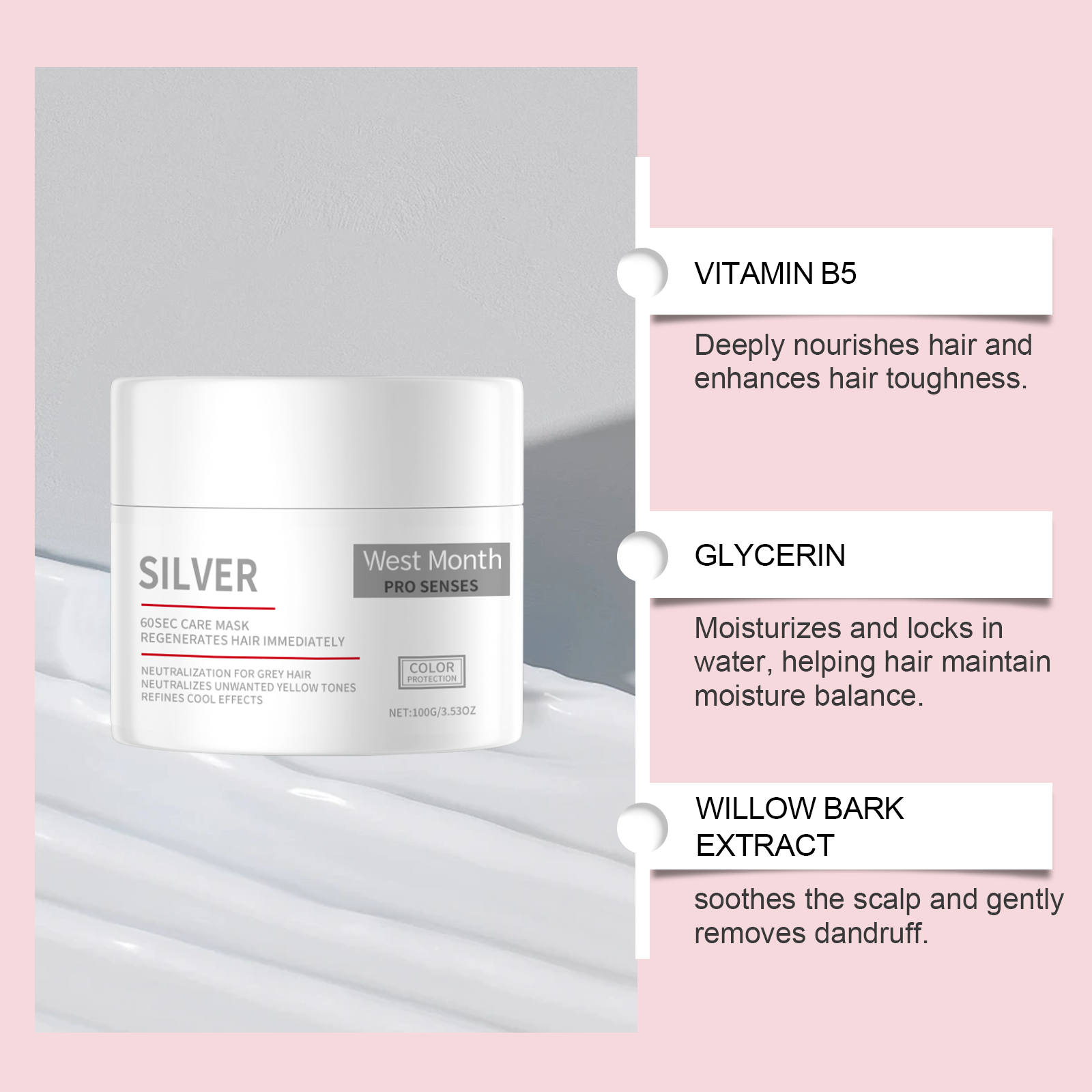 Hair Treatment Hair Mask Repair Dry And Frizzy Hair Moisturizing And Smoothing Hair Treatment - Korvel