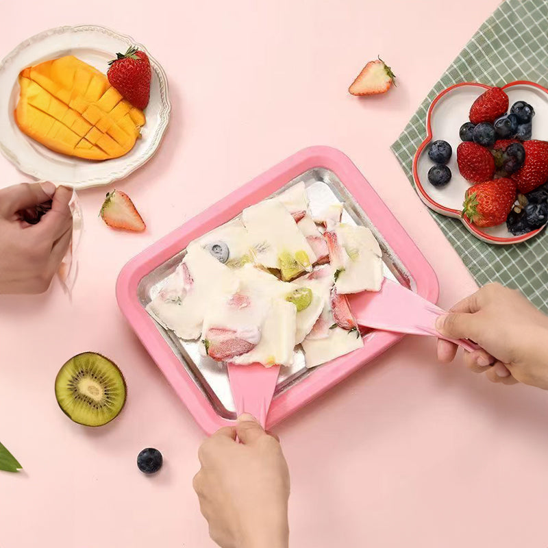 Home ice cream maker, small frozen yogurt maker, handmade for kids, frozen ice tray, family kitchen tools - Korvel